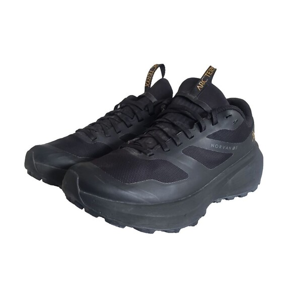 Women's Arc'teryx Norvan LD 3 GTX - SIZE 5.5 Black Gore-Tex Trail Shoes - Picture 1 of 11